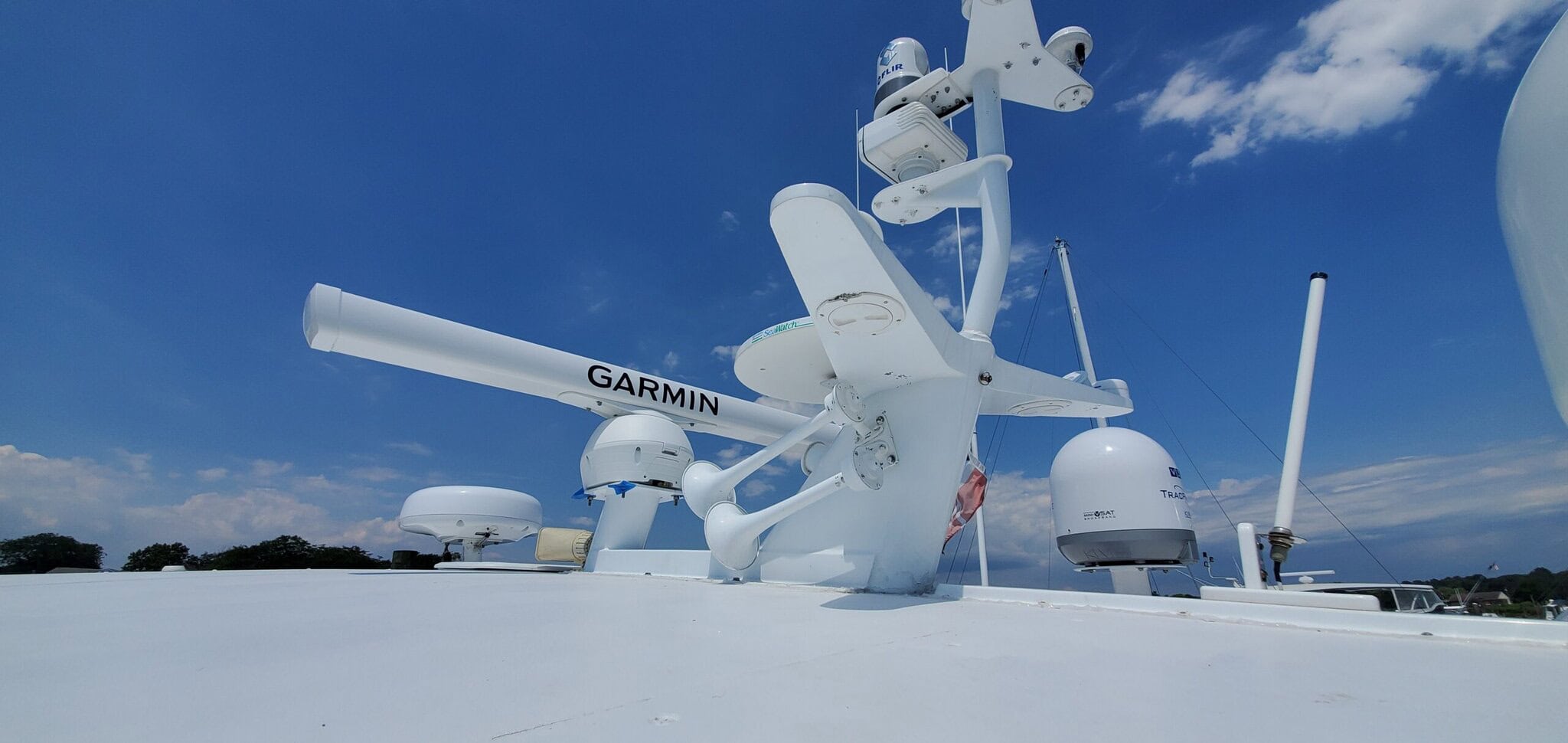 20200801_135607 Completed helm install with new marine electronics – marine camera installation Long Island